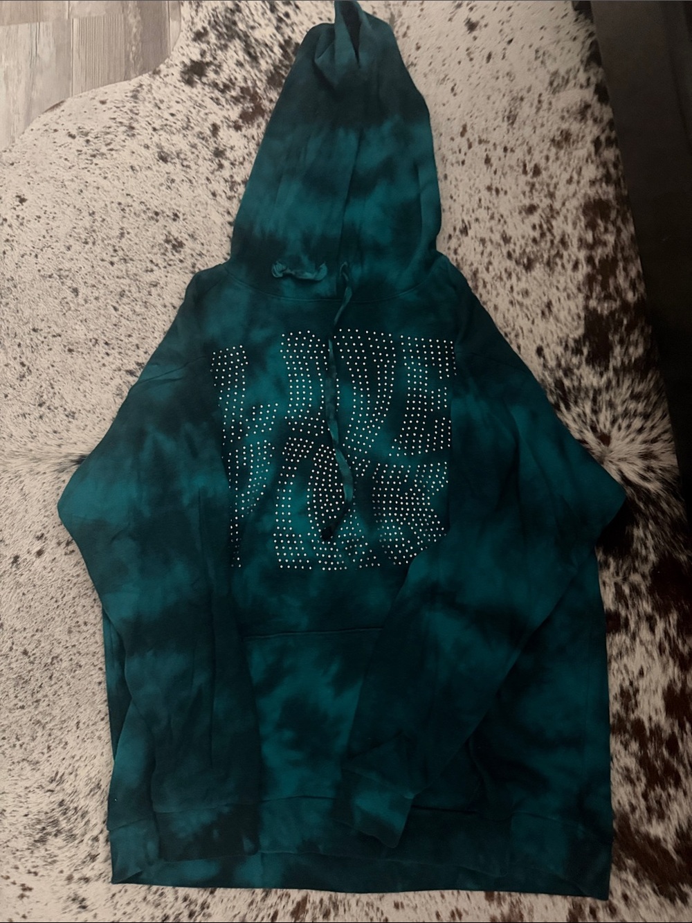 Love Pink Rhinestone Hoodie